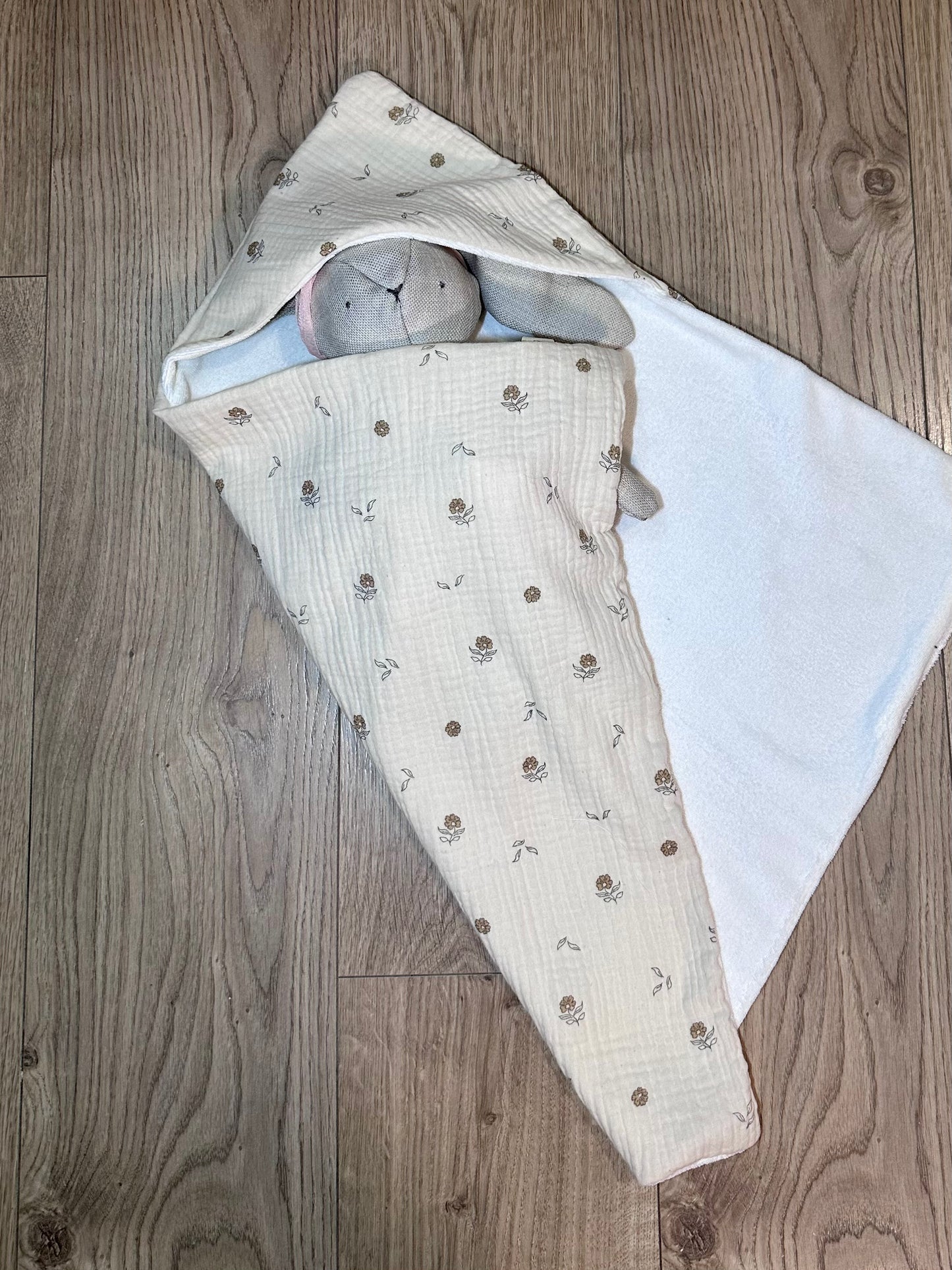 Accappatoio baby con spugne