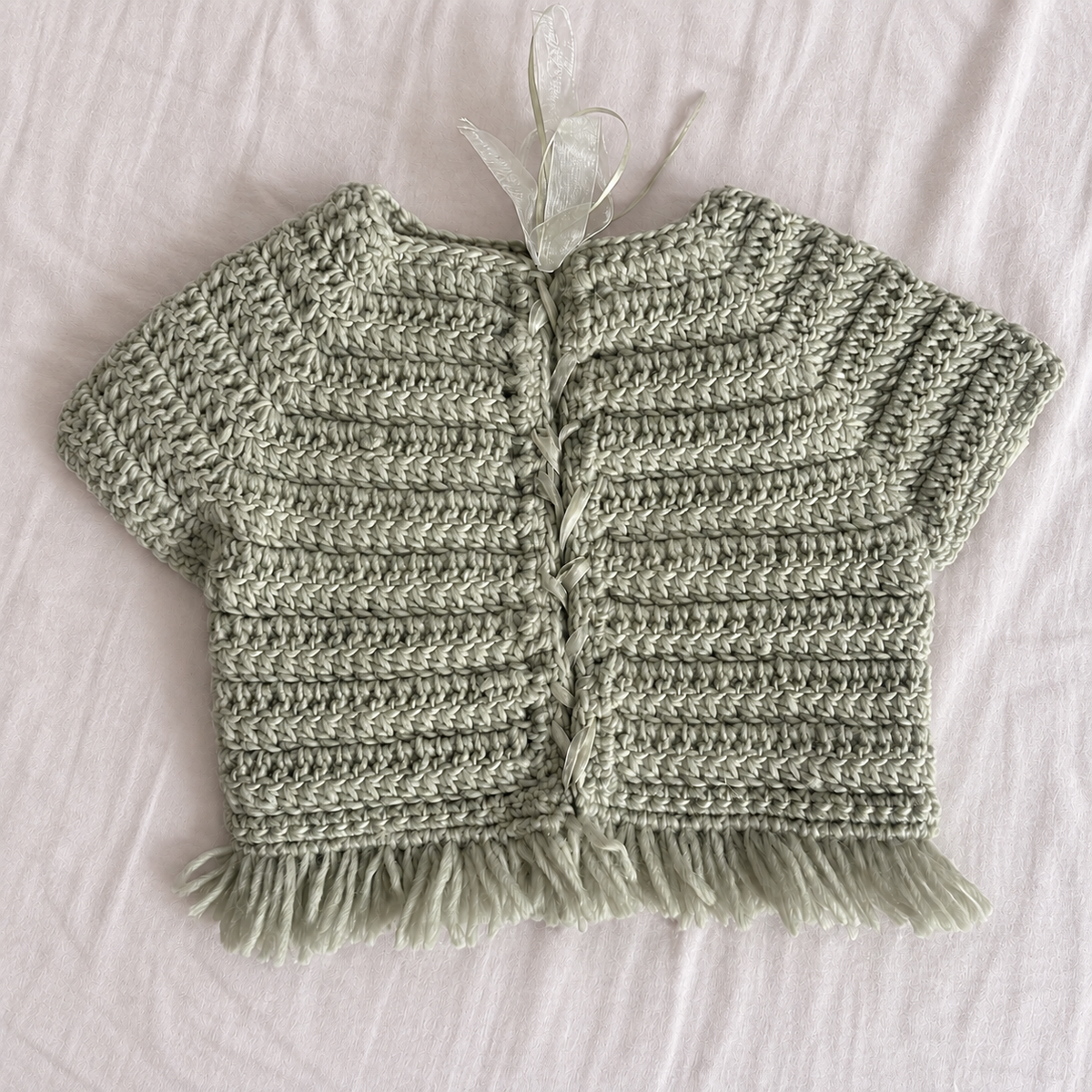 Gilet Salvia all’Uncinetto