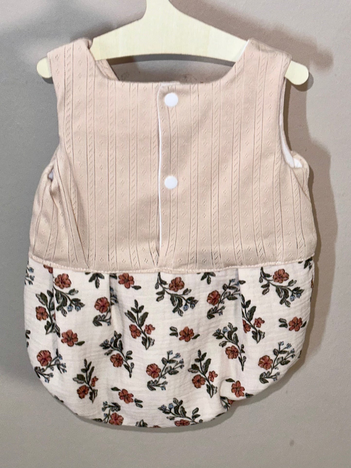 Pagliaccetto in cotone bimba