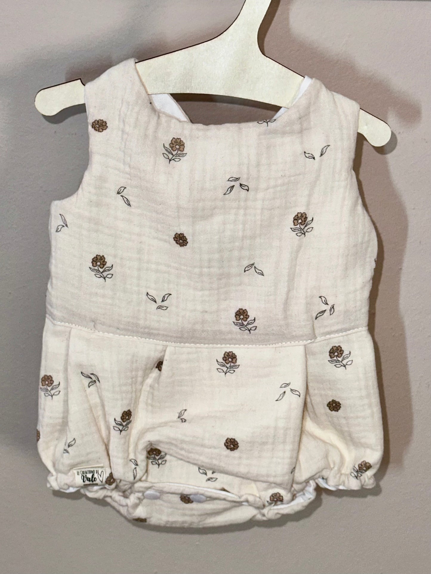 Pagliaccetto in cotone bimba