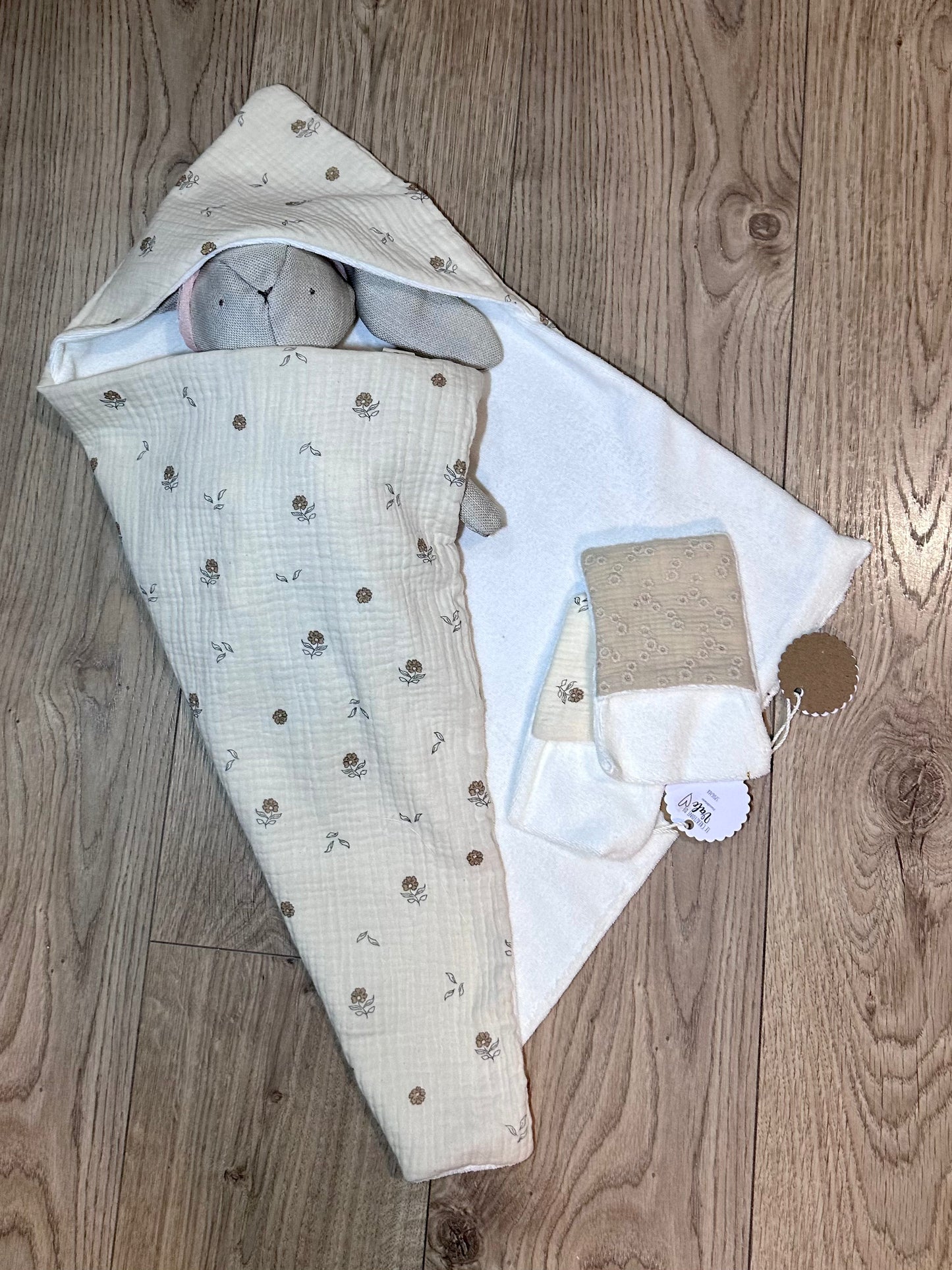 Accappatoio baby con spugne