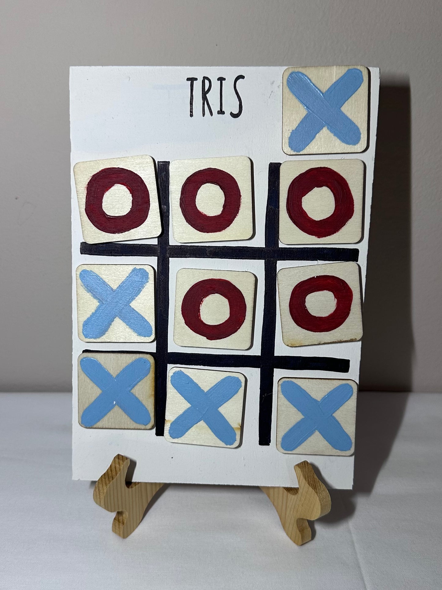 Tavoletta Magnetica del Tris – Gioco Educativo Artigianale per Bambini